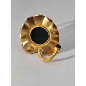 Vintage‎ small Museum of Modern Art MMA-SRM lotus gold tone picture frame